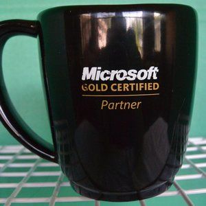 Microsoft Gold Certified Partner Advertising mug